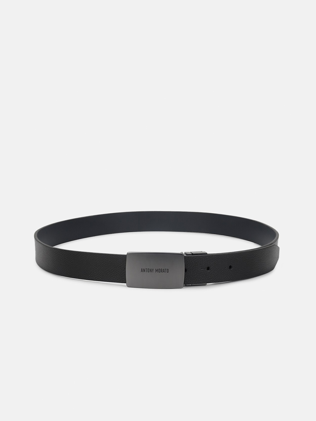 

Antony Morato Men Leather Belt, Black