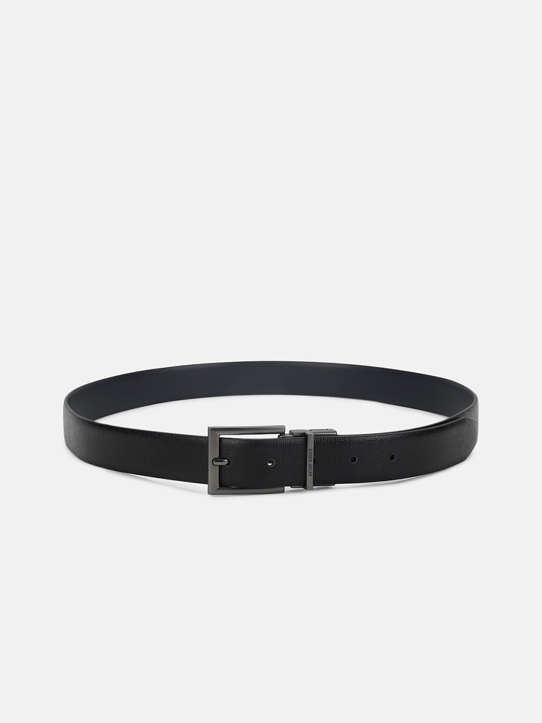 

Antony Morato Men Textured Leather Belt, Black