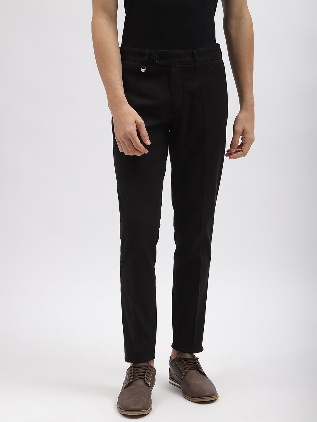 

Antony Morato Men Skinny Fit Chinos Trousers, Black