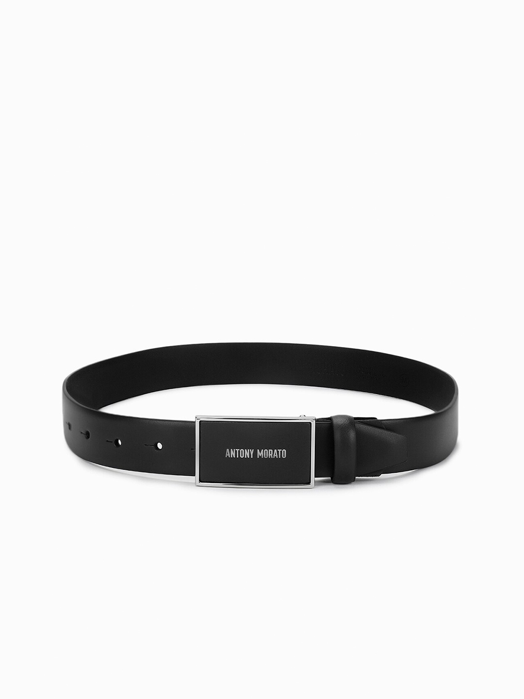

Antony Morato Boys Leather Belt, Black