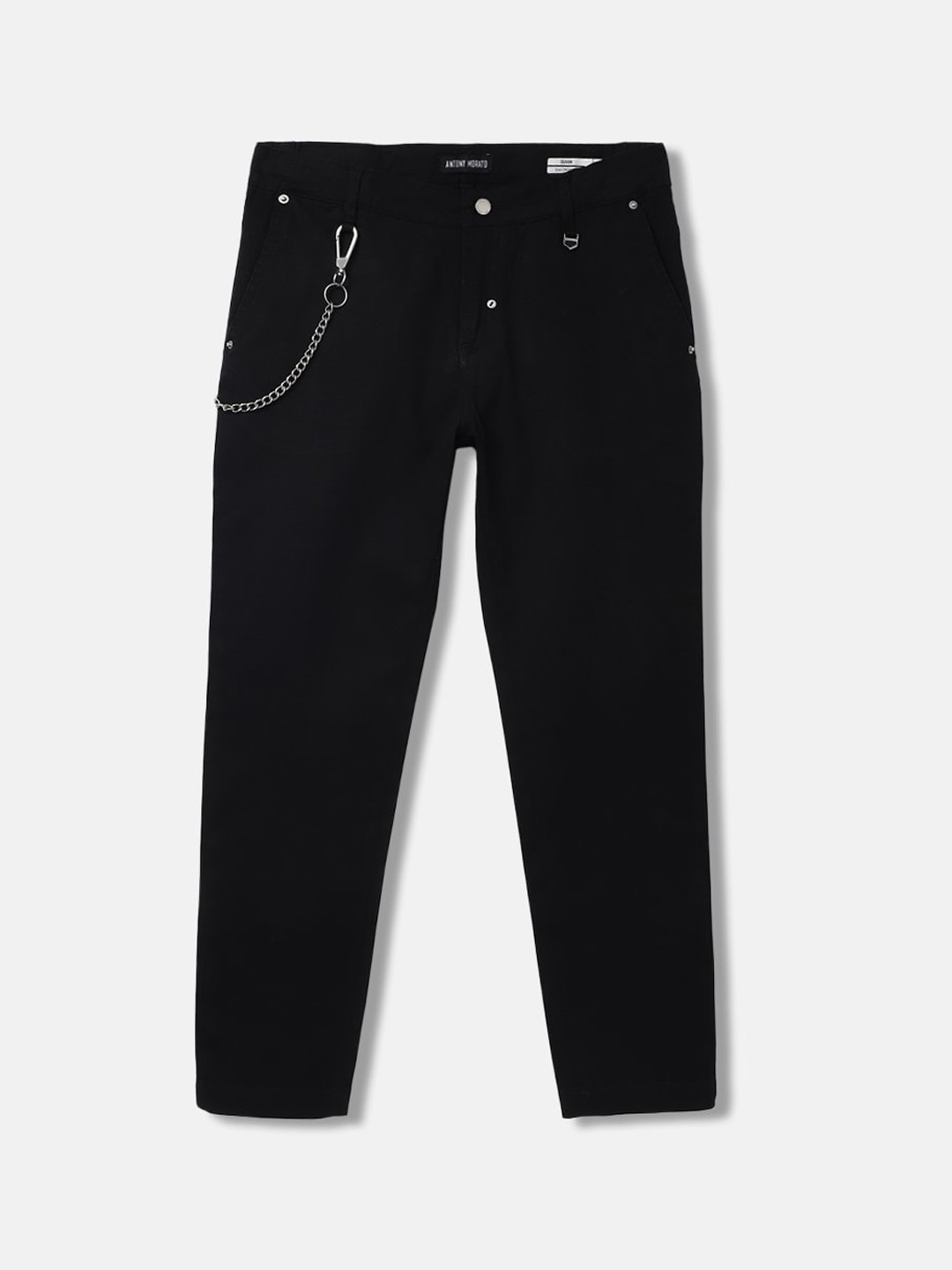 

Antony Morato Boys Slim Fit Mid Rise Trousers, Black