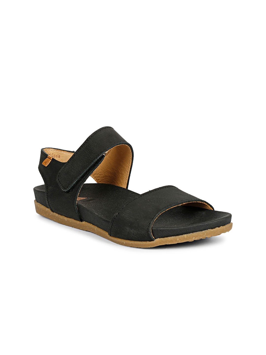

El Naturalista Leather Comfort Heels, Black