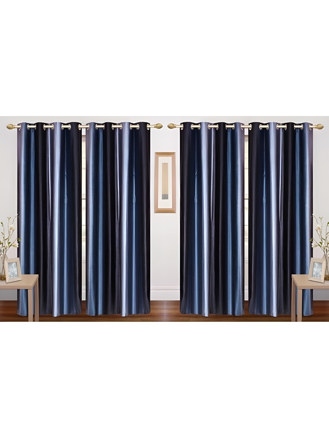 

Shopgallery Grey Set of 4 Room Darkening Window Curtain