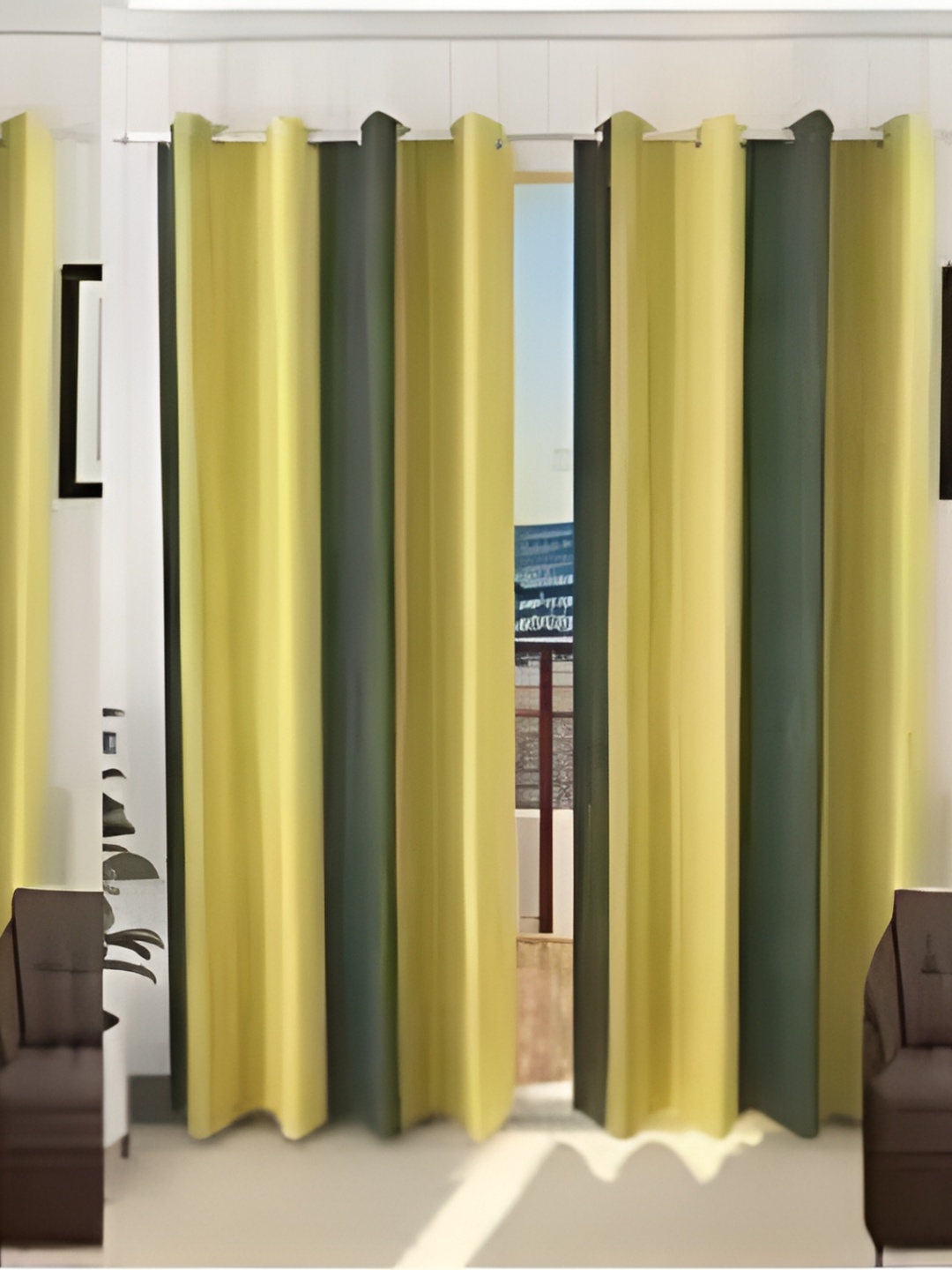 

Shopgallery Green Set of 4 Room Darkening Window Curtain