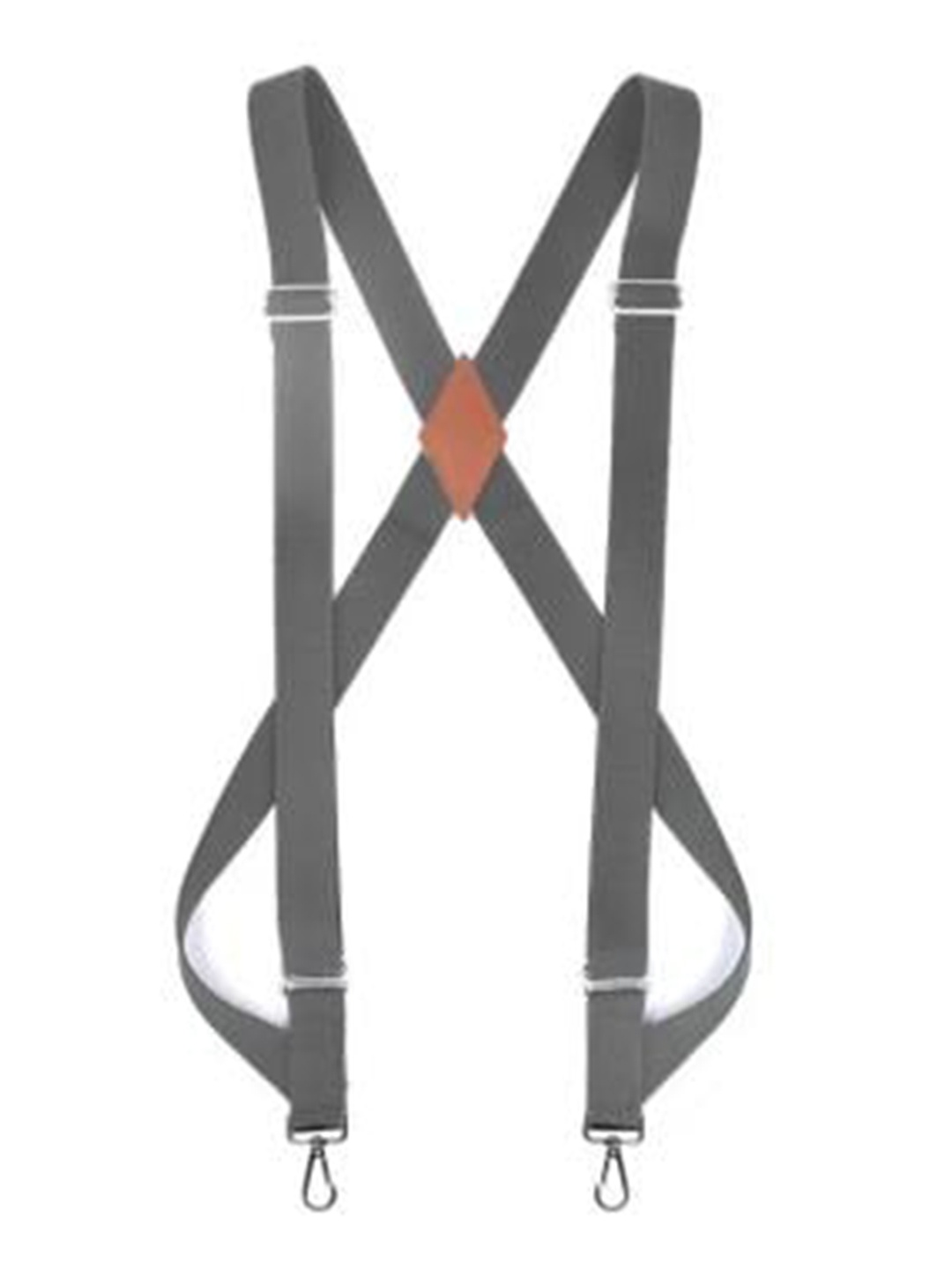

CHOKORE X-Shaped Snap Hook Suspenders, Grey
