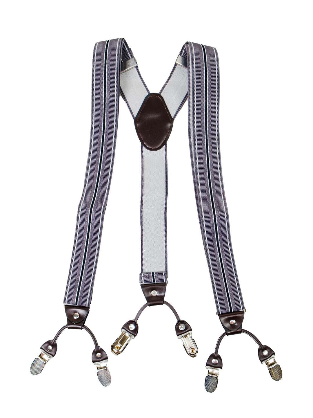 

CHOKORE Men Stretchy Y-Shaped Suspenders, Black