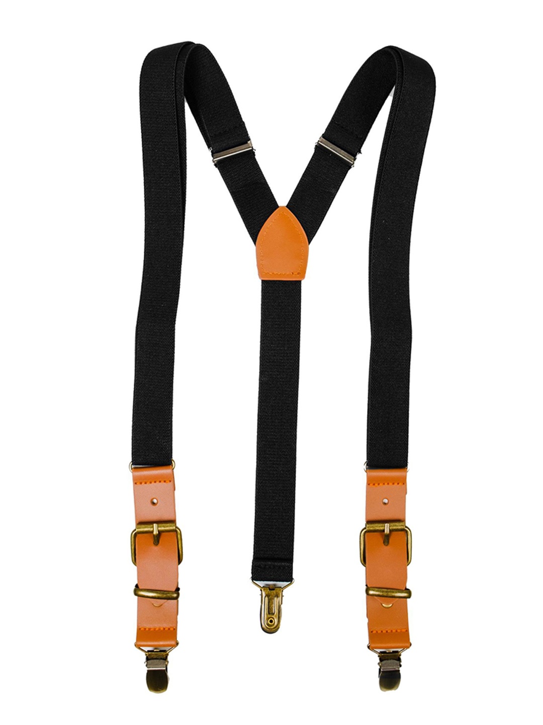 

CHOKORE Men Patterned Y-Shape Suspender, Black