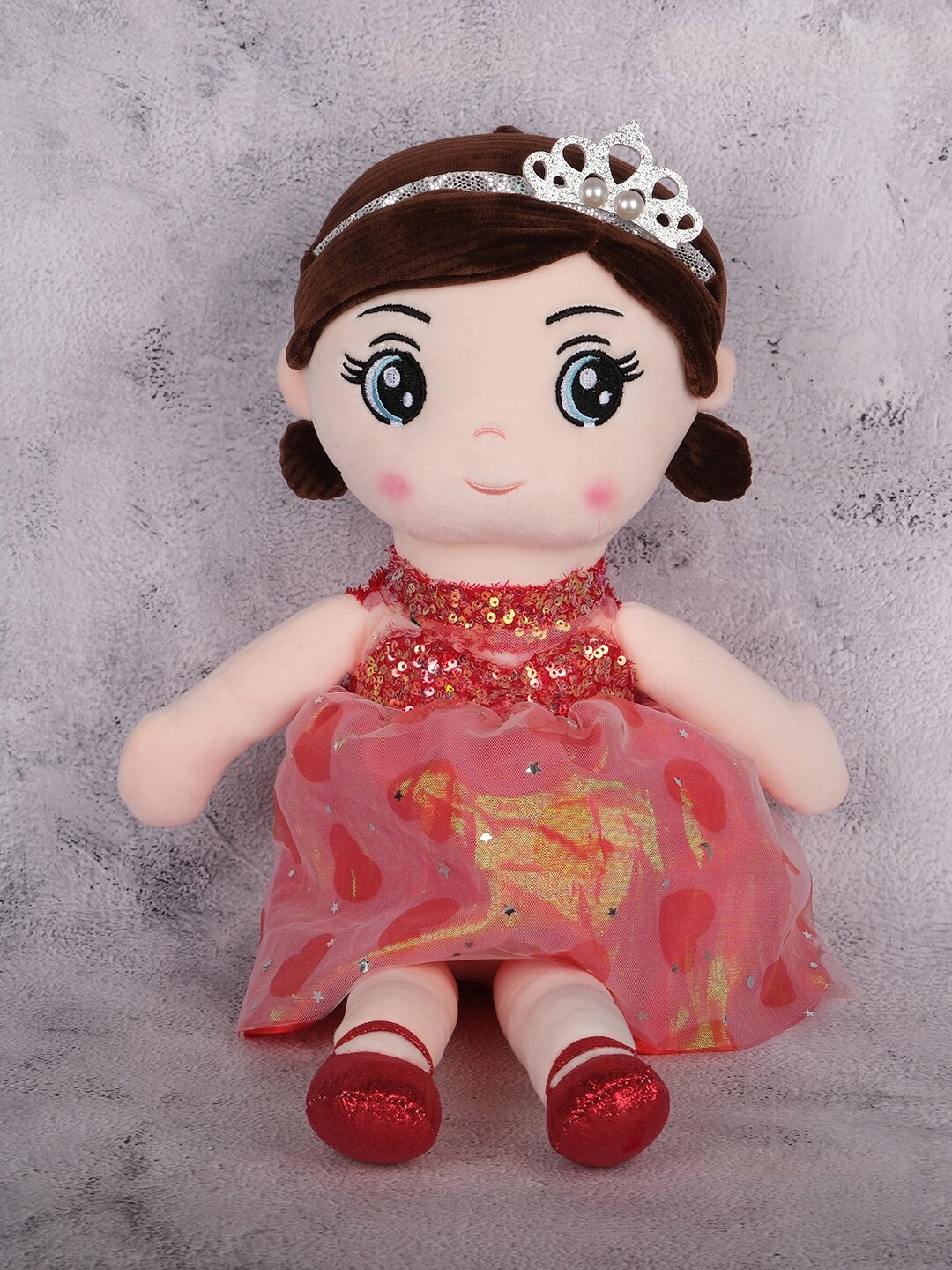 

DukieKooky Polyfill Doll Soft Toys and Dolls, Red