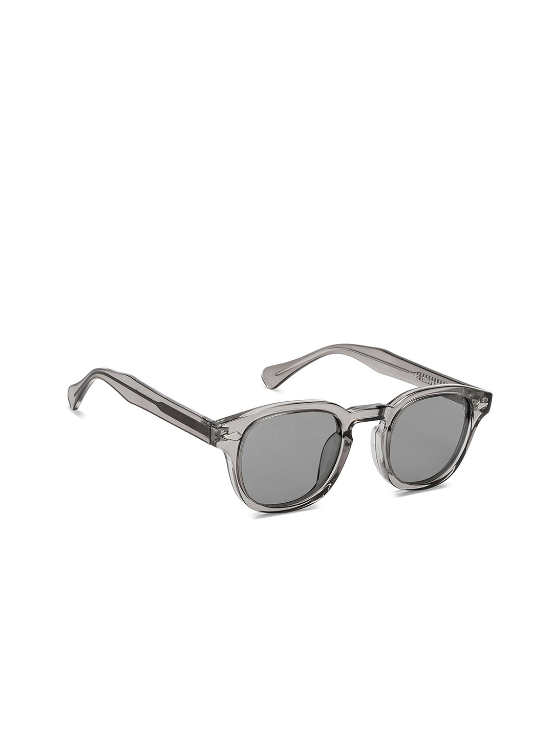 

Vincent Chase by Lenskart Unisex Round Sunglasses With Polarised and UV Protected Lens 216341, Grey