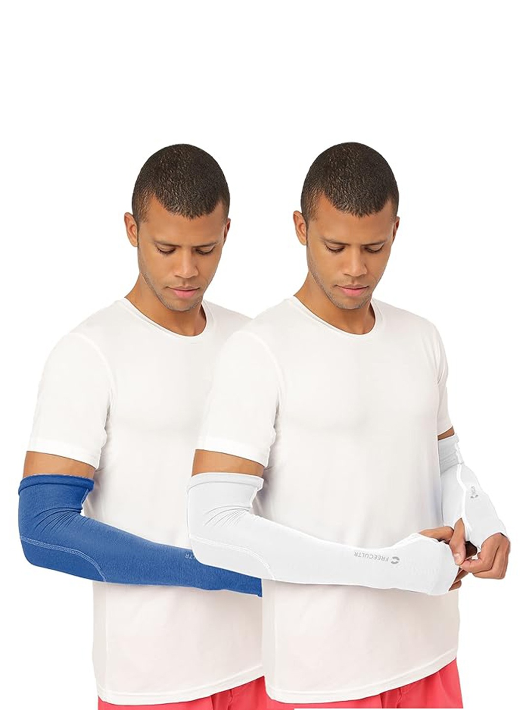 

FREECULTR Pack Of 2 Unisex Breathable Bamboo Cotton Riding Gloves, White