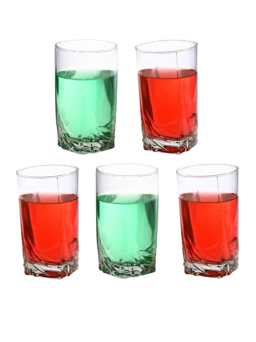 

1ST TIME Transparent 5 Pieces Glasses 300 ml Each