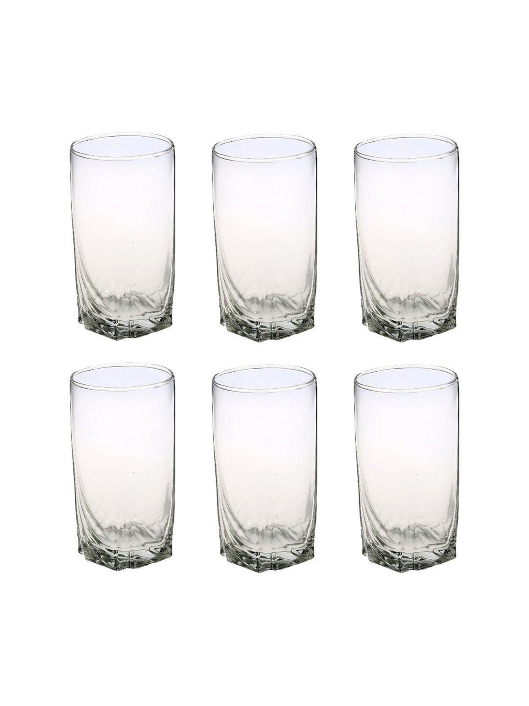 

1ST TIME 6 Pieces Transparent Water Glass-300 ml Each