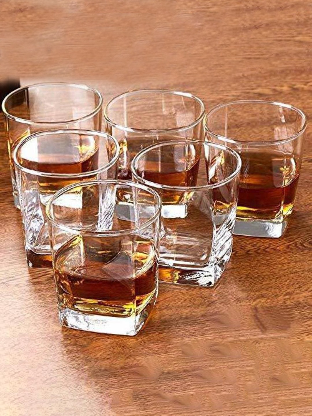 

1ST TIME Transparent 6 Pieces Whisky Glass 180 ml Each