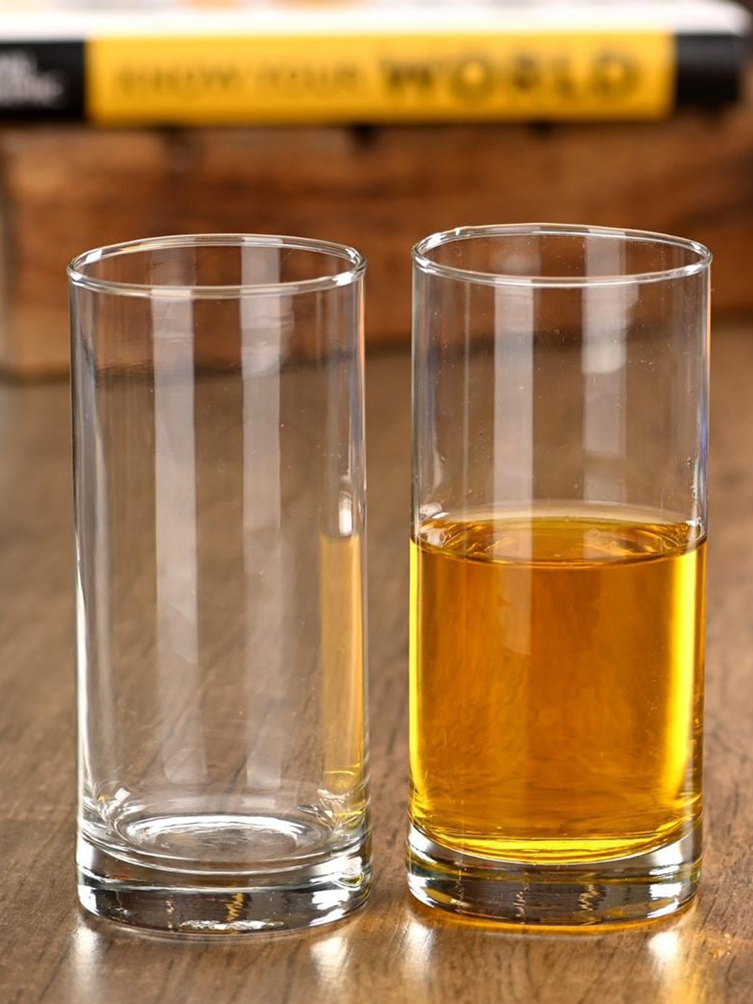 

1ST TIME Transparent 2 Pieces Water Glasses 300 ml Each