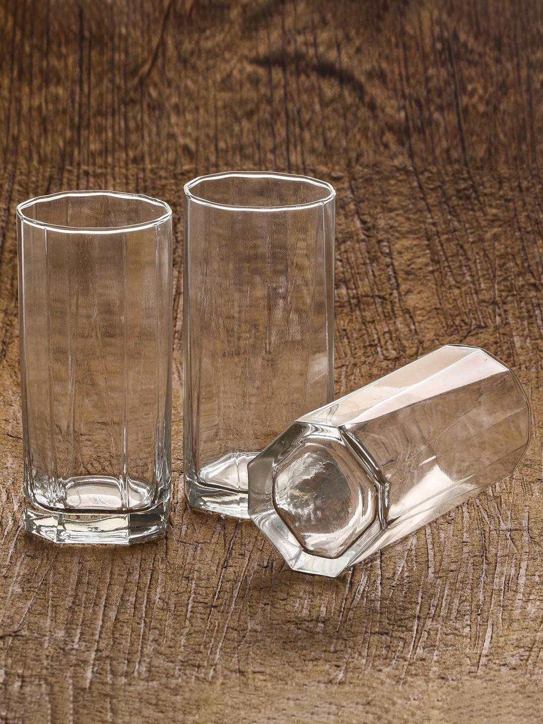 

1ST TIME Transparent Water Glasses 250ml Each
