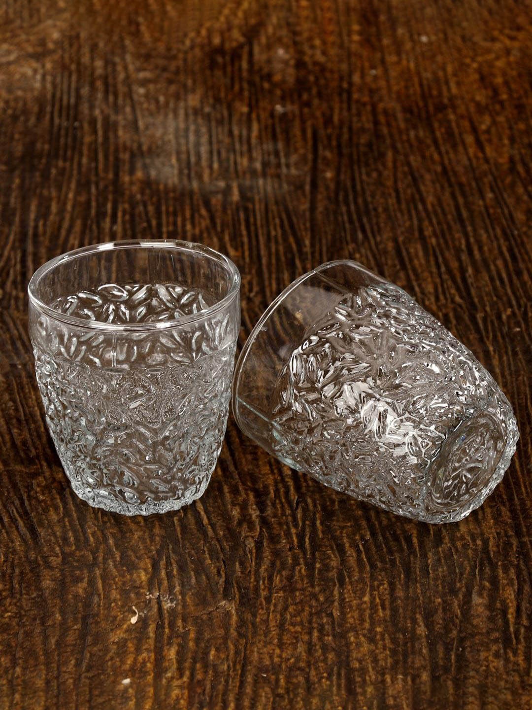 

1ST TIME 4 Pieces Transparent Water Glasses