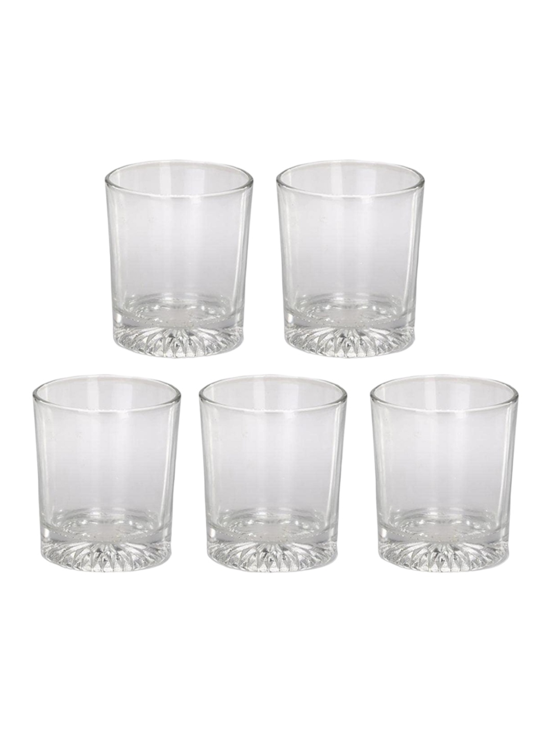 

1ST TIME Transparent 5 Pieces Water Glass - 300 ml