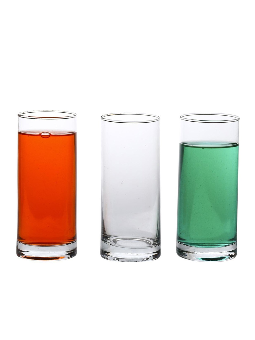 

1ST TIME Transparent 6Pcs Glass Dishwasher Safe Water Glasses 300ml Each