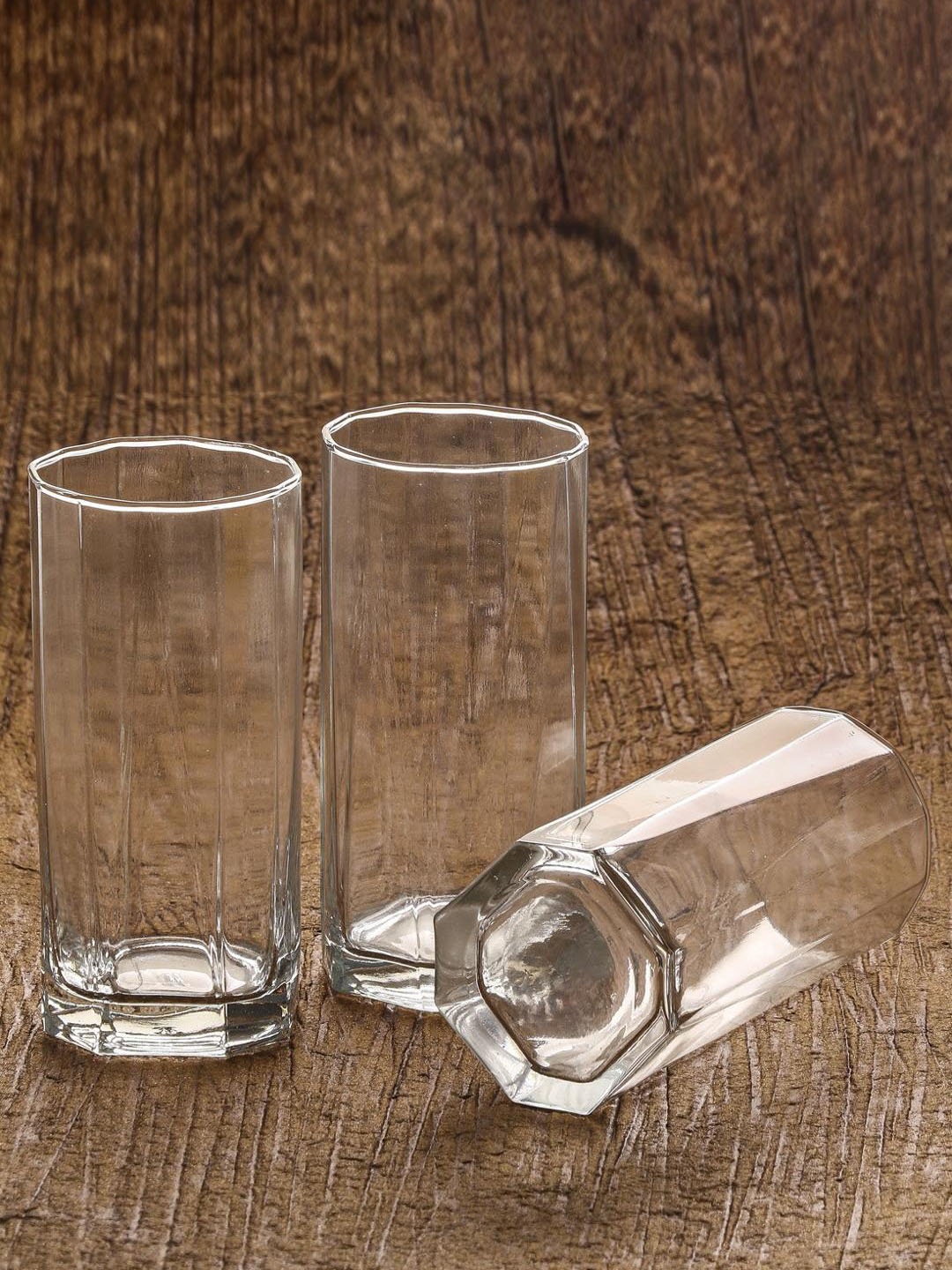 

1ST TIME Transparent 4 Pieces Water Glasses 250 ml Each