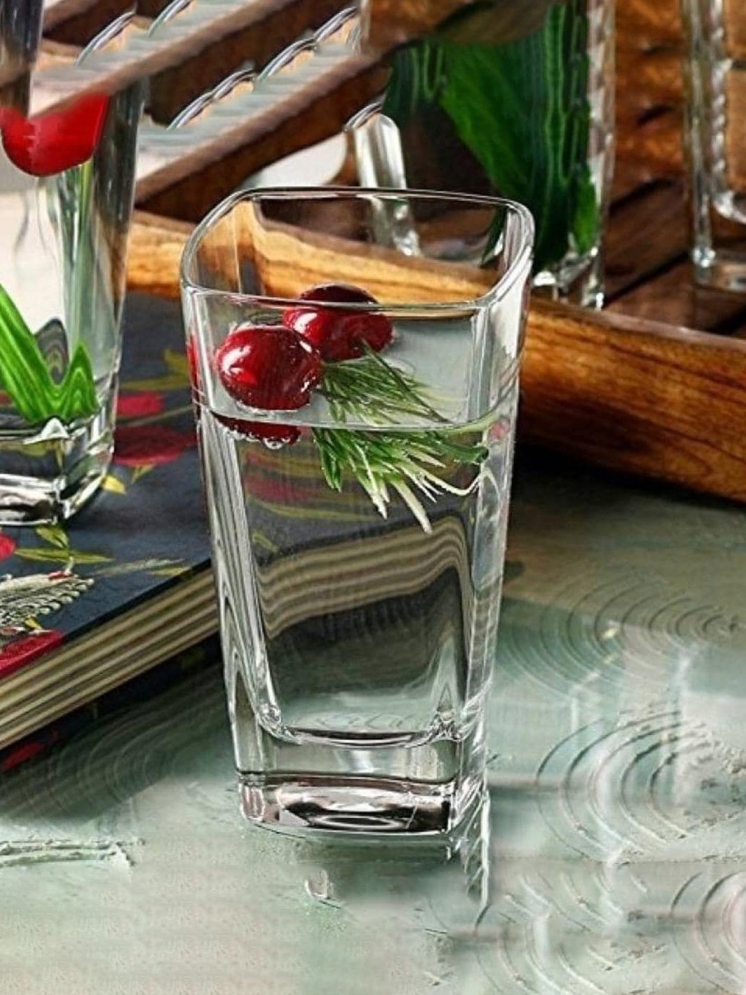 

1ST TIME Transparent 6 Pieces Dishwasher Safe Water Glasses 350 ml