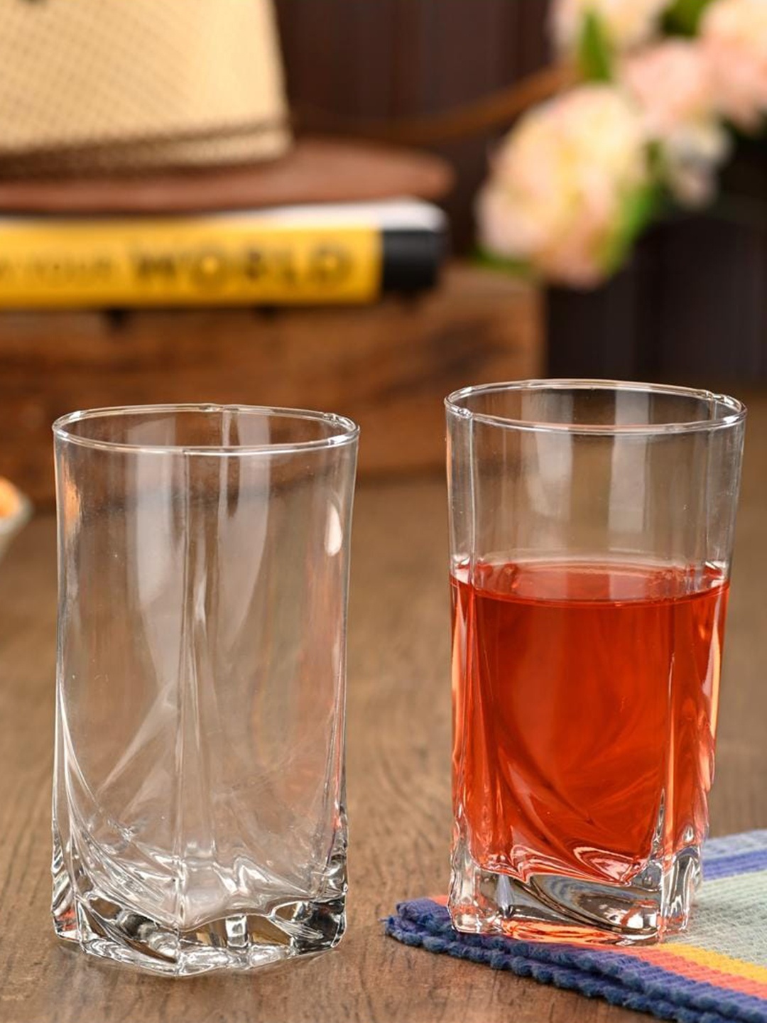 

1ST TIME Transparent 5 Pieces Water Glasses 300ml Each