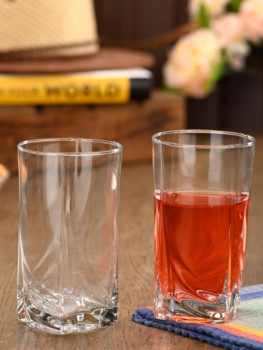 

1ST TIME Transparent 7 Pieces Water Glasses 300ml Each
