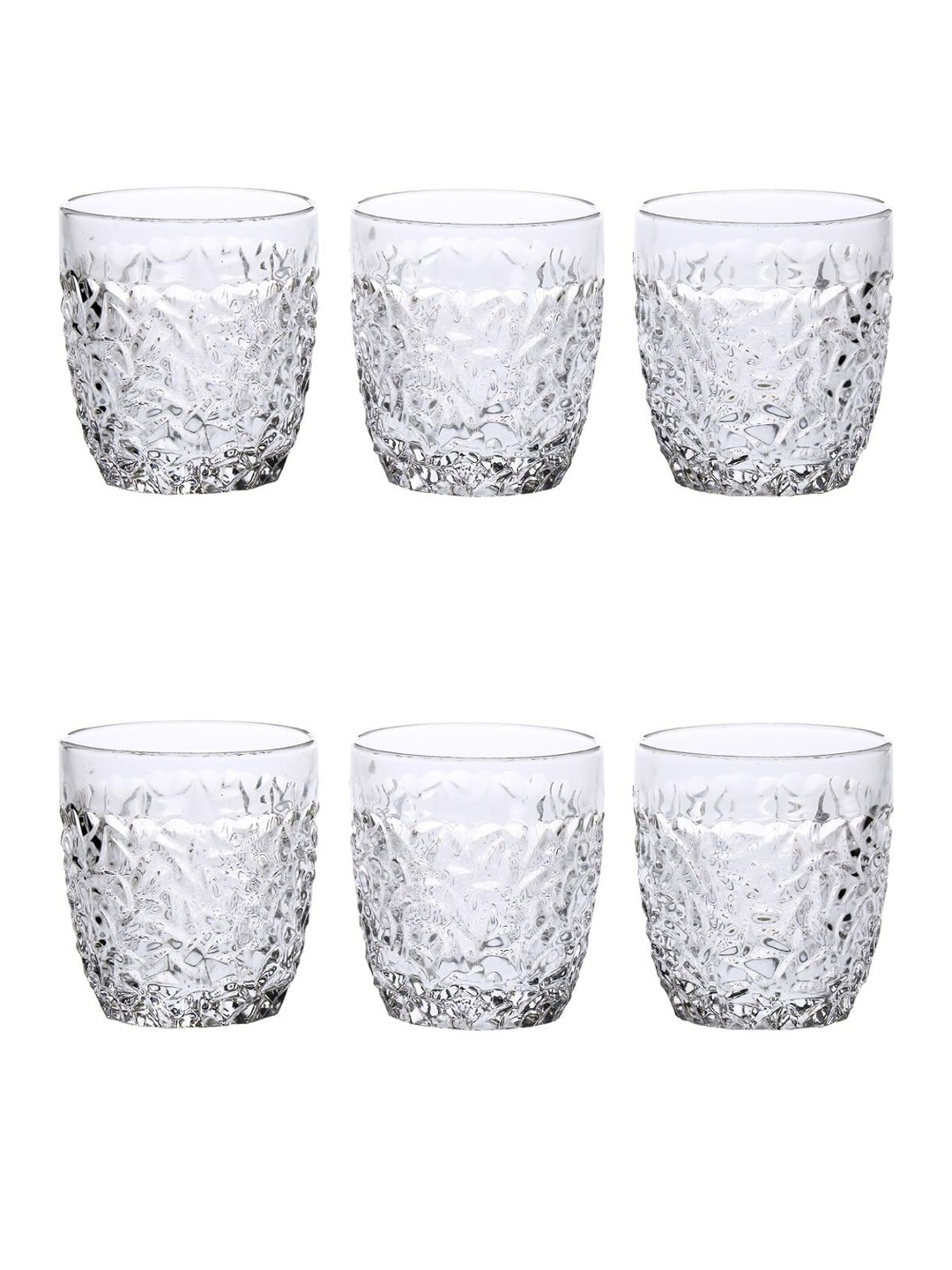 

1ST TIME Transparent 6 Pieces Water Glasses 200ml Each