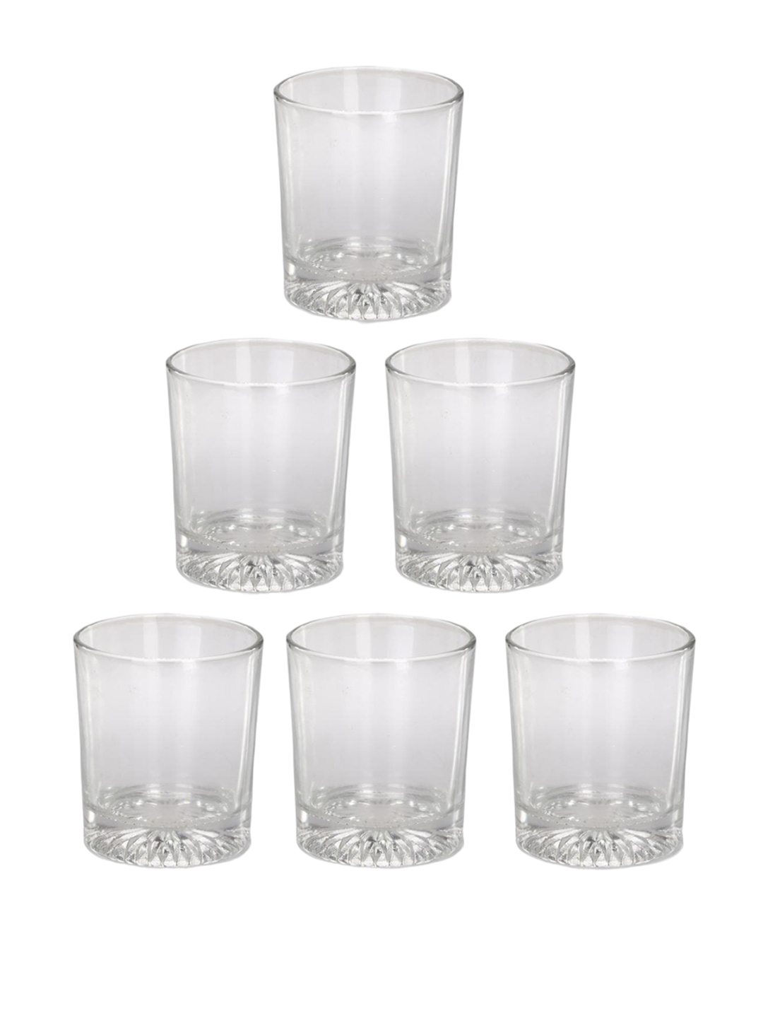

1ST TIME Transparent 6 Pieces Water Glass 300 ml Each