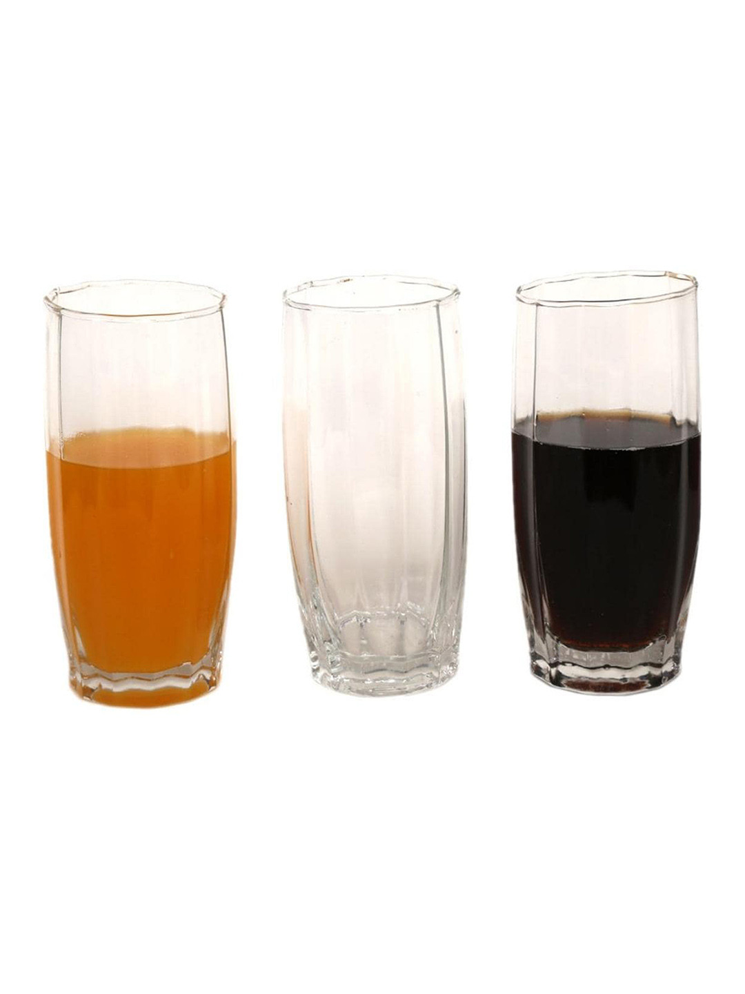 

1ST TIME Transparent 6 Pieces Water Glasses 400 ml Each