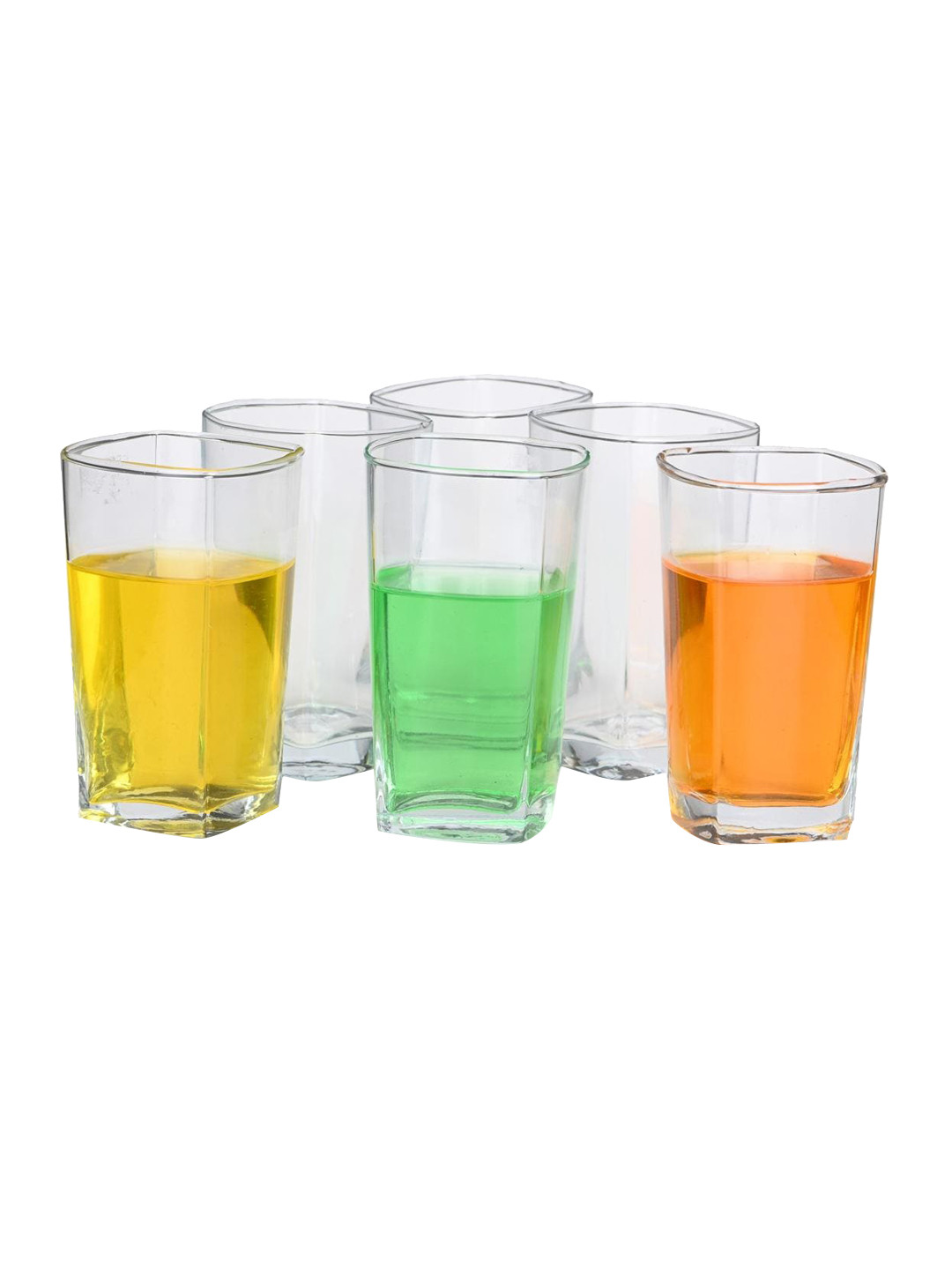 

1ST TIME 6 Pcs Transparent Water Glass 350 ml Each