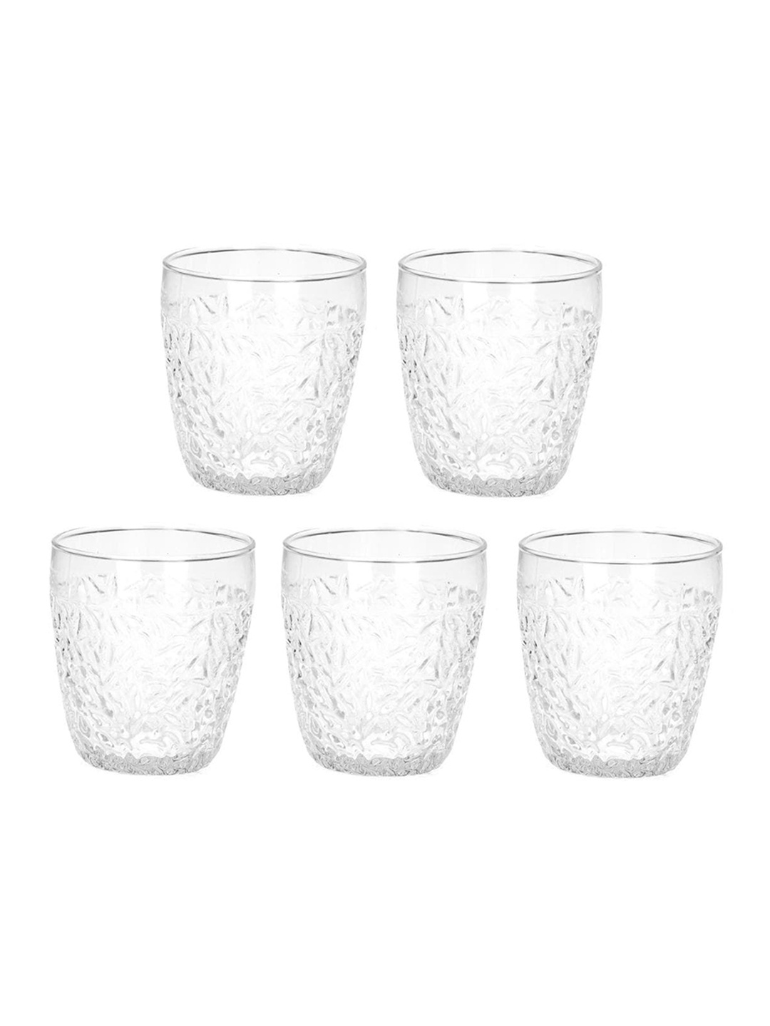 

1ST TIME Transparent 5 Pieces Glasses 200 ml Each