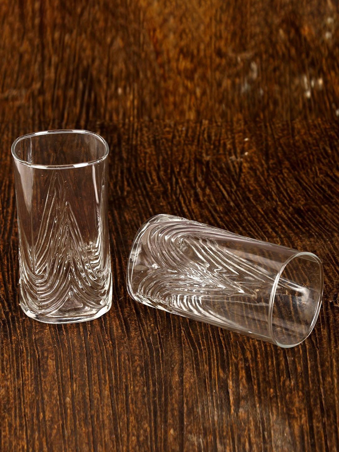 

1ST TIME 5 Pcs Transparent Water Glasses 300 ml Each
