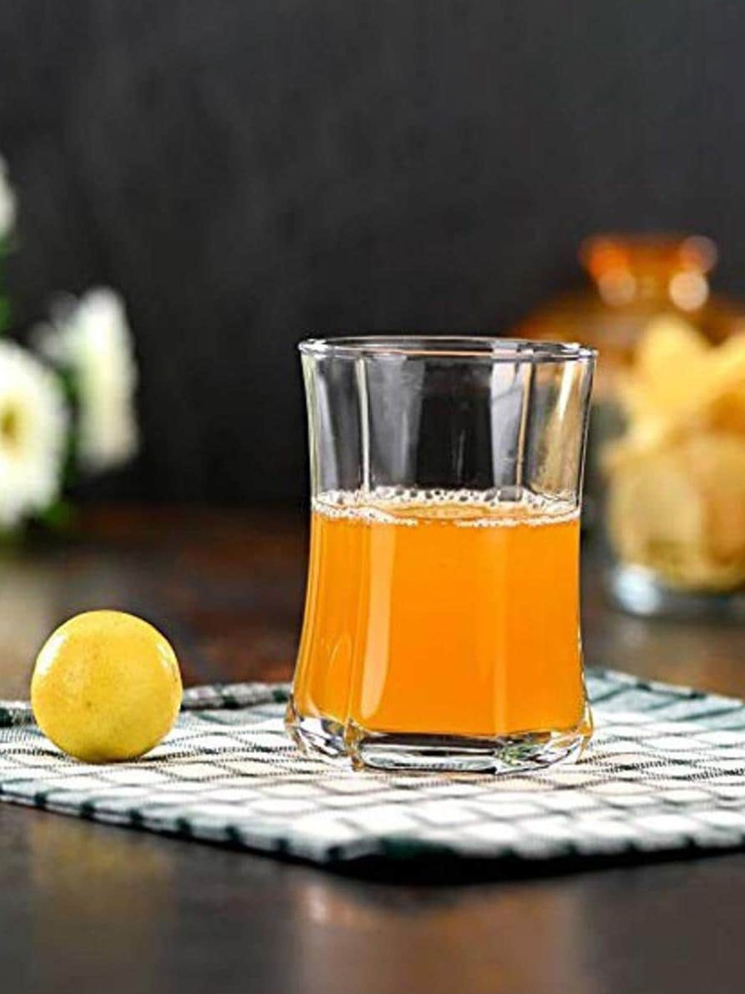 

1ST TIME Transparent 4 Pieces Brandy Glass 280 ml Each