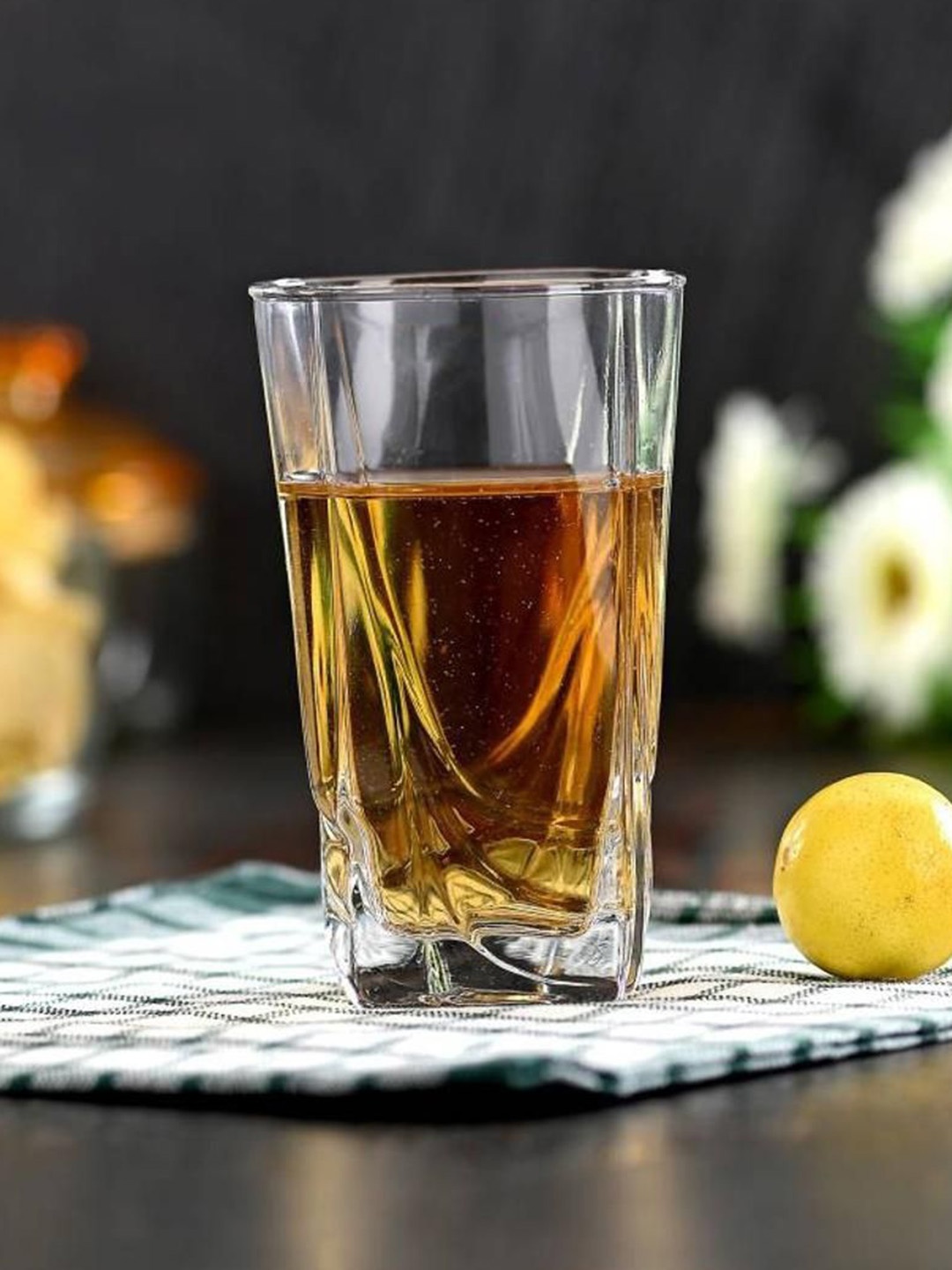 

1ST TIME 3 Pcs Transparent Water Glass 280 ml Each
