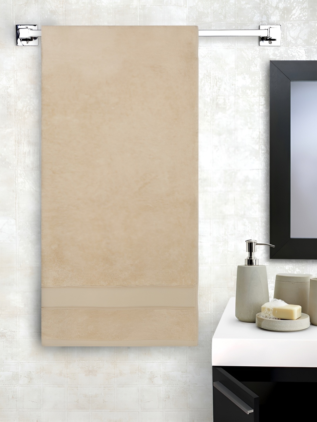 

Cantabil Beige Bamboo 550 GSM Bath Towel