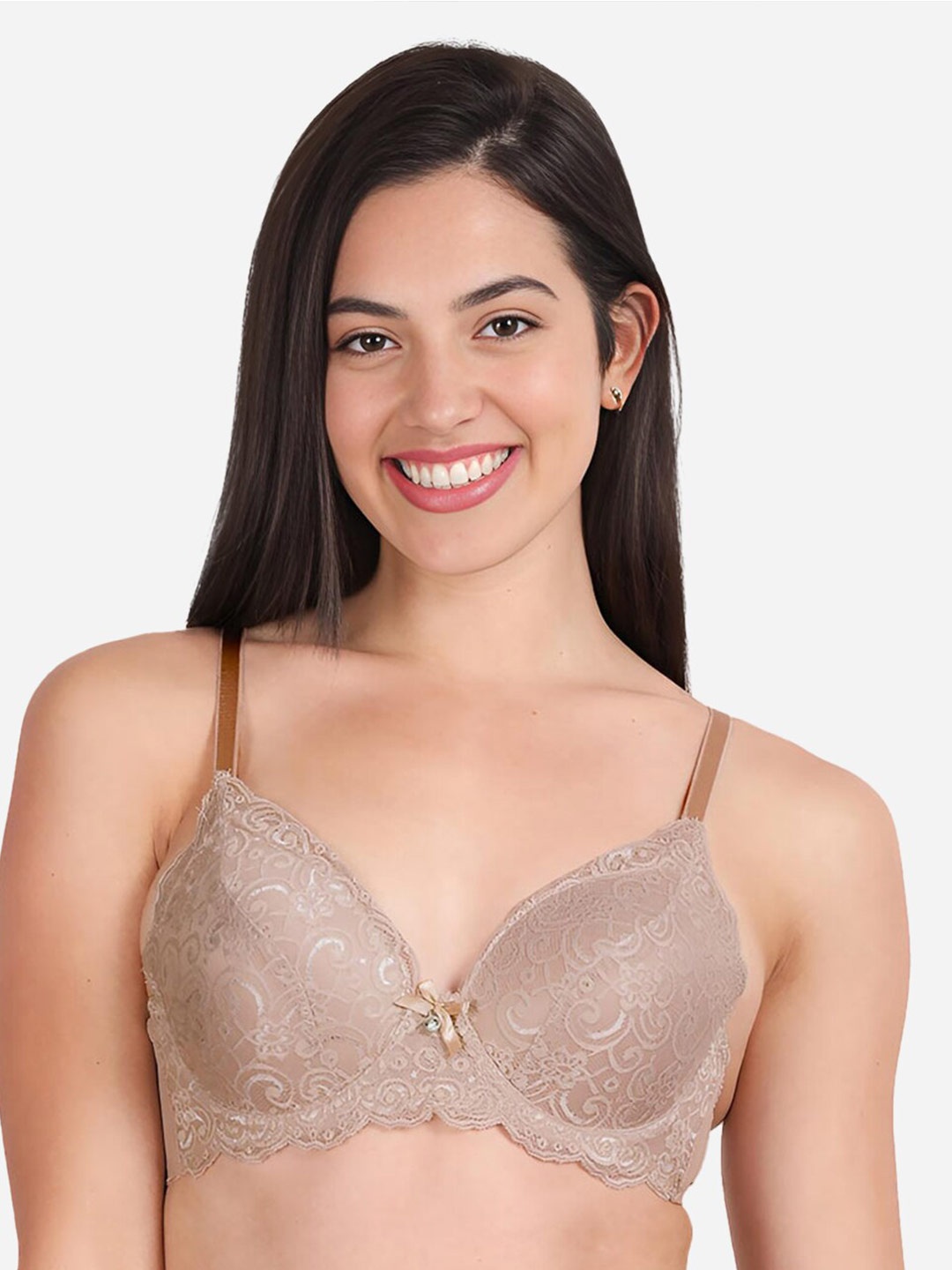 

Susie Medium Coverage Underwired Lightly Padded Bra All Day Comfort, Beige