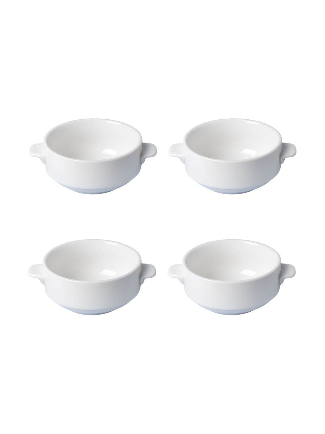 

Nestasia White 4 Pieces Ceramic Soup Bowl 200 ml