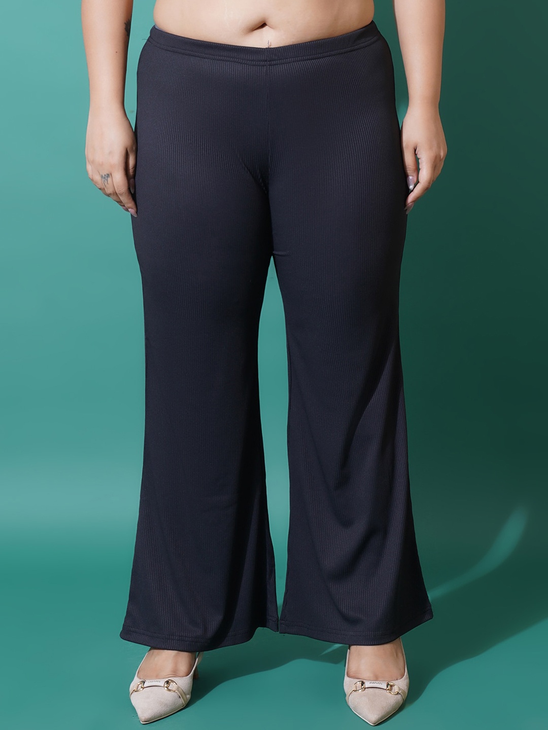 

U&F Beyond Women Original Slim Fit Trouser, Black