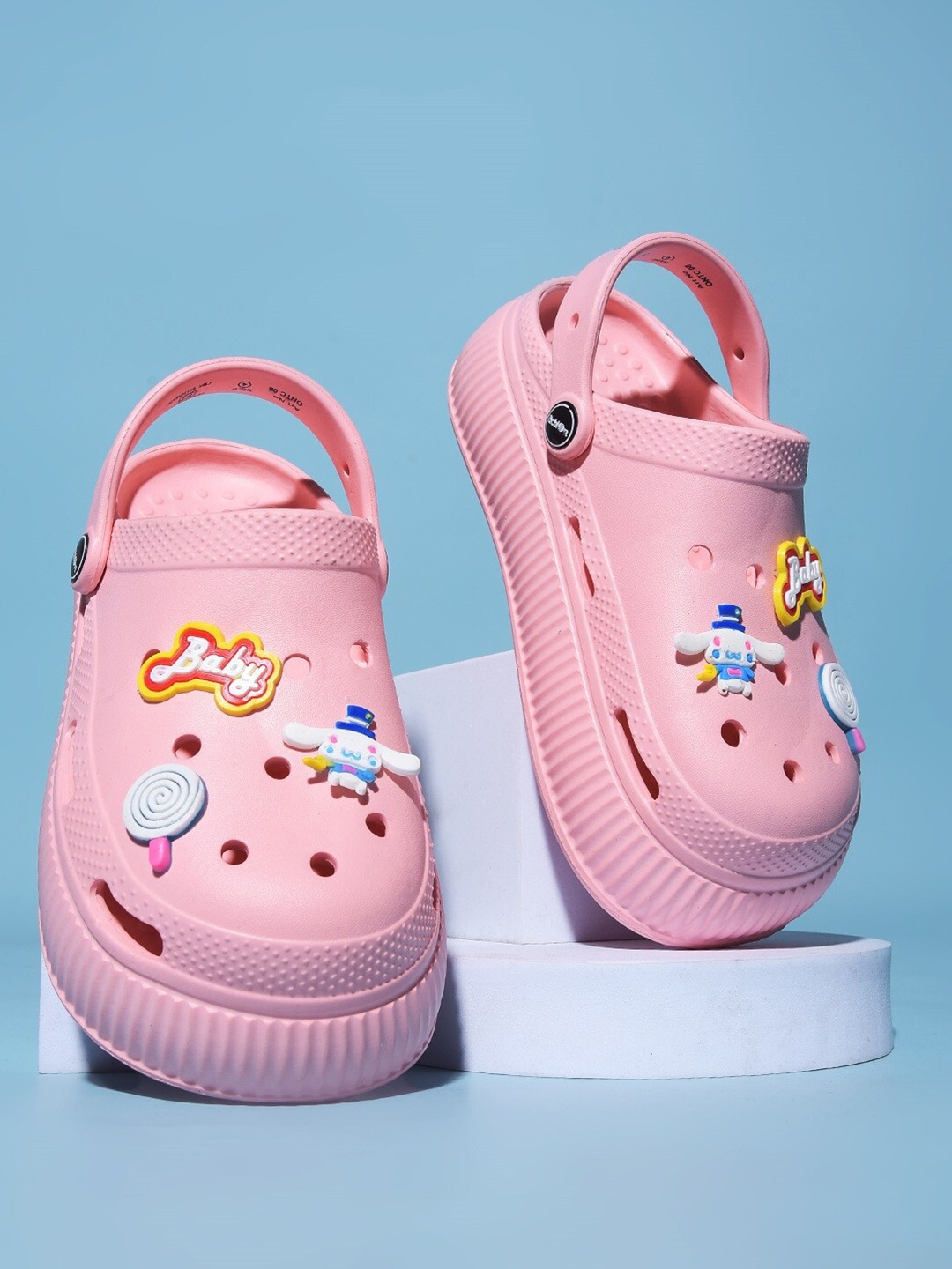

Action EVA Flotter Women Self Design Rubber Clogs, Pink