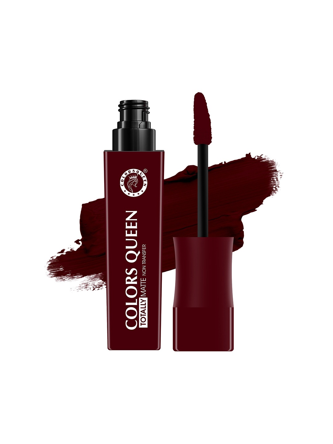 

Colors Queen Totally Matte Non Transfer Liquid Lipstick-7.5g - Deep Maroon 03