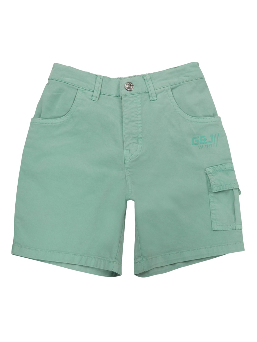 

Gini and Jony Infants Boys Mid-Rise Shorts, Blue