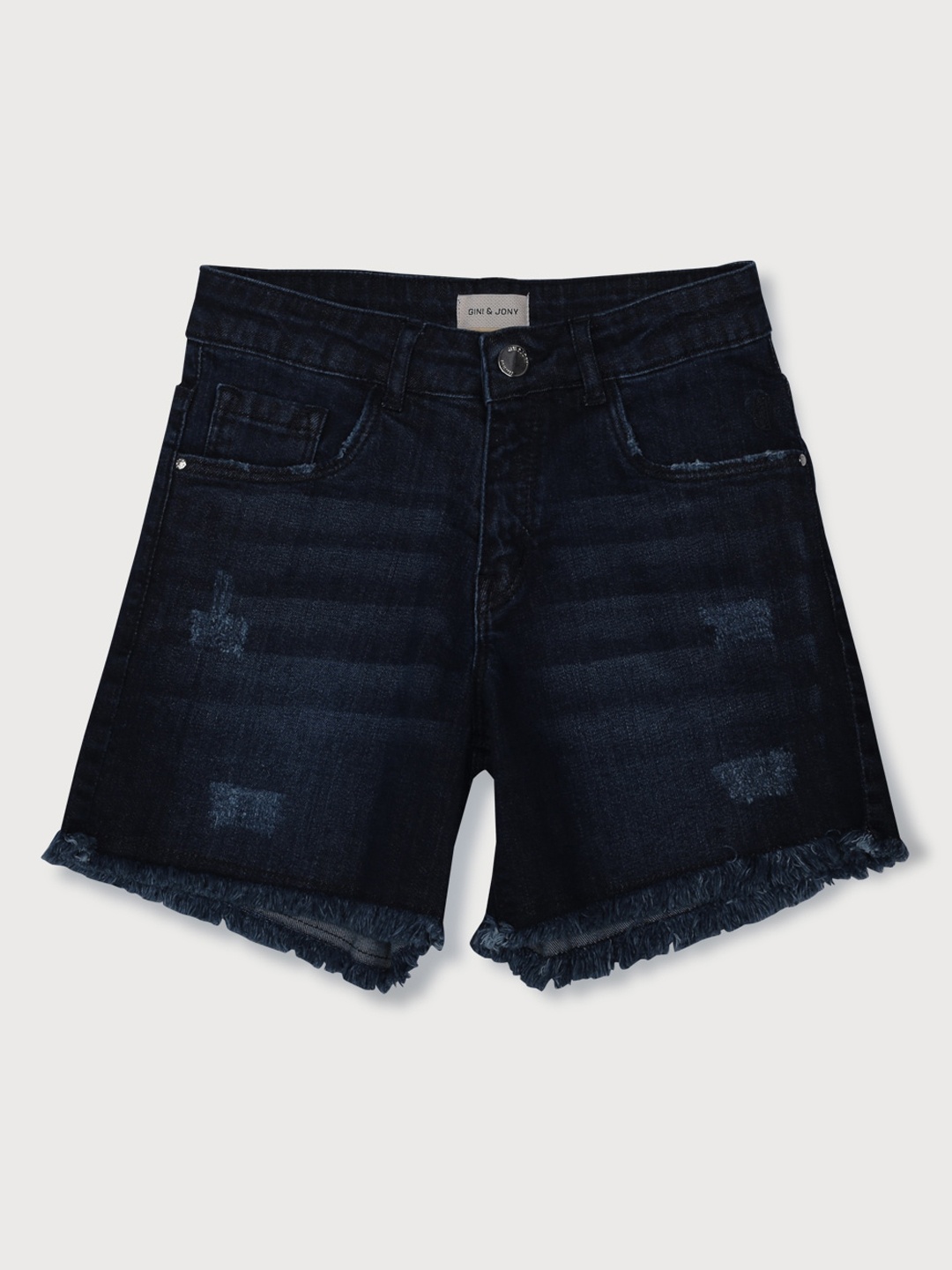 

Gini and Jony Girls Washed Denim Technology, Navy blue