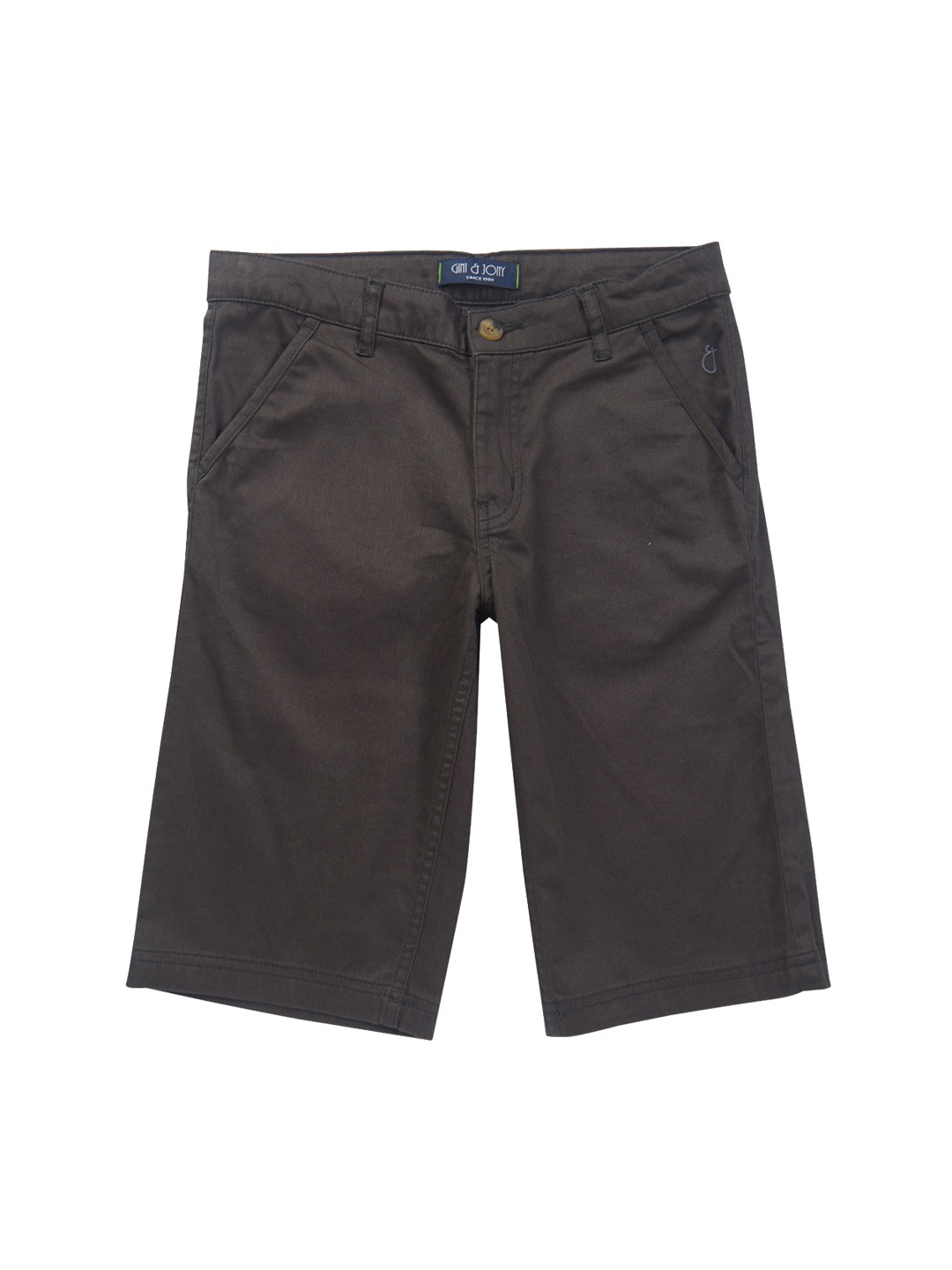 

Gini and Jony Infants Boys Mid-Rise Shorts, Grey