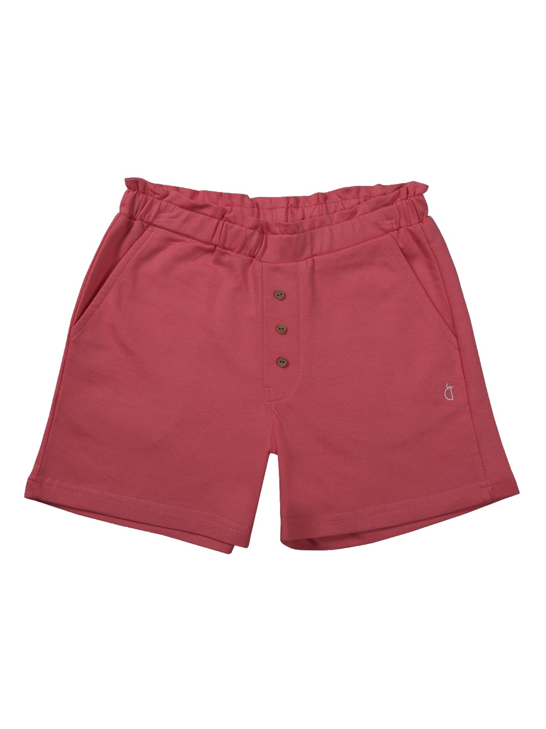 

Gini and Jony Girls Mid Rise Cotton Regular Shorts, Pink