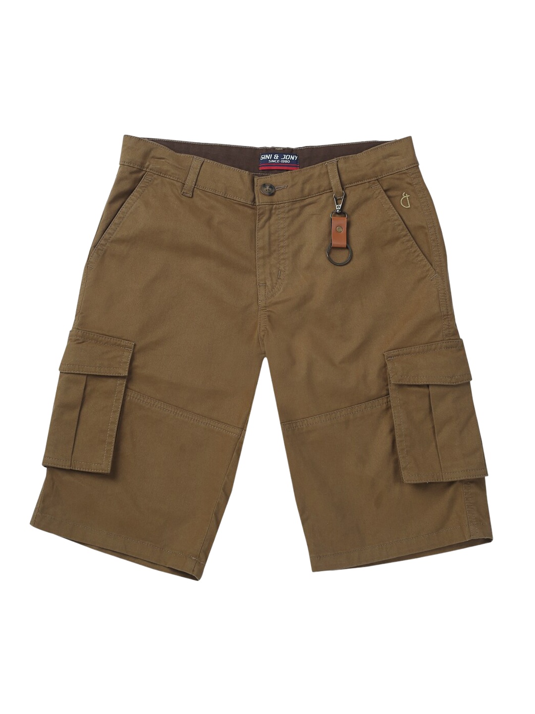 

Gini and Jony Infants Boys Mid-Rise Cargo Shorts, Brown
