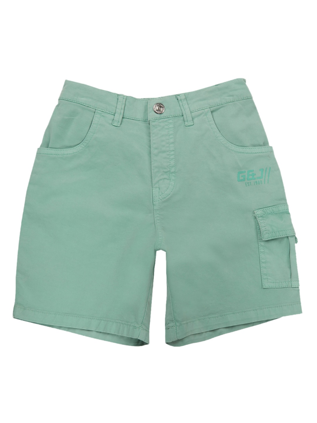 

Gini and Jony Boys Cotton Regular Shorts, Blue