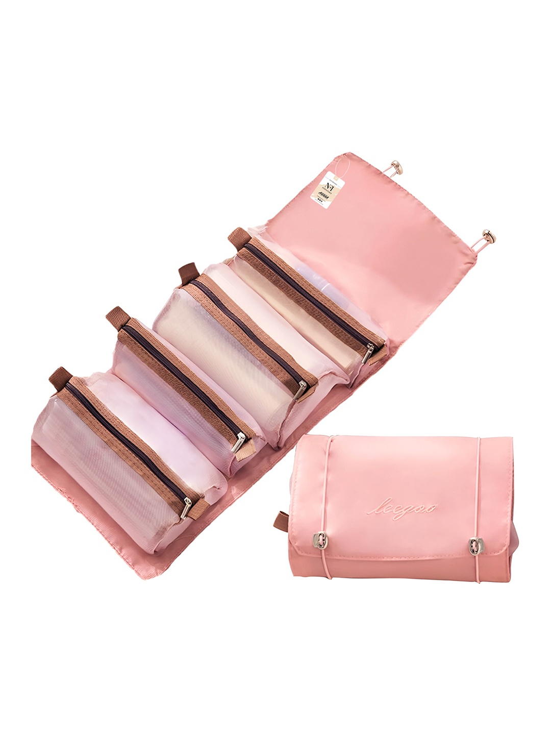 

NFI essentials Waterproof Makeup Organiser Pouch - Pink