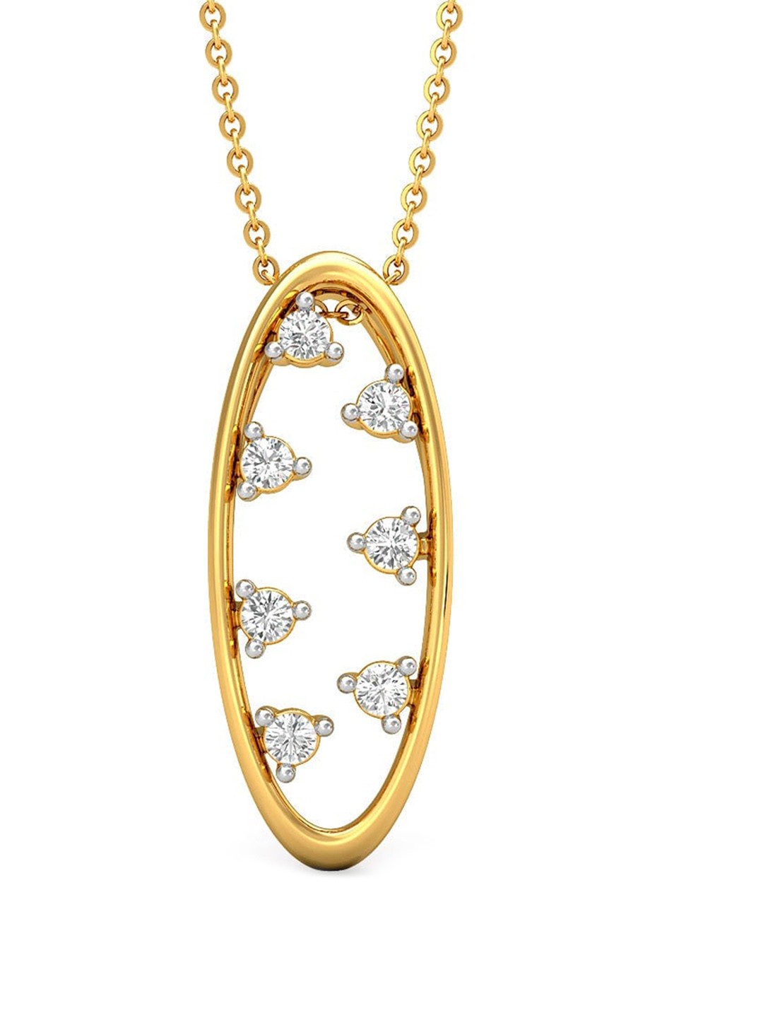 

CANDERE A KALYAN JEWELLERS COMPANY BIS Hallmark 18KT Gold Pendant-0.6gm