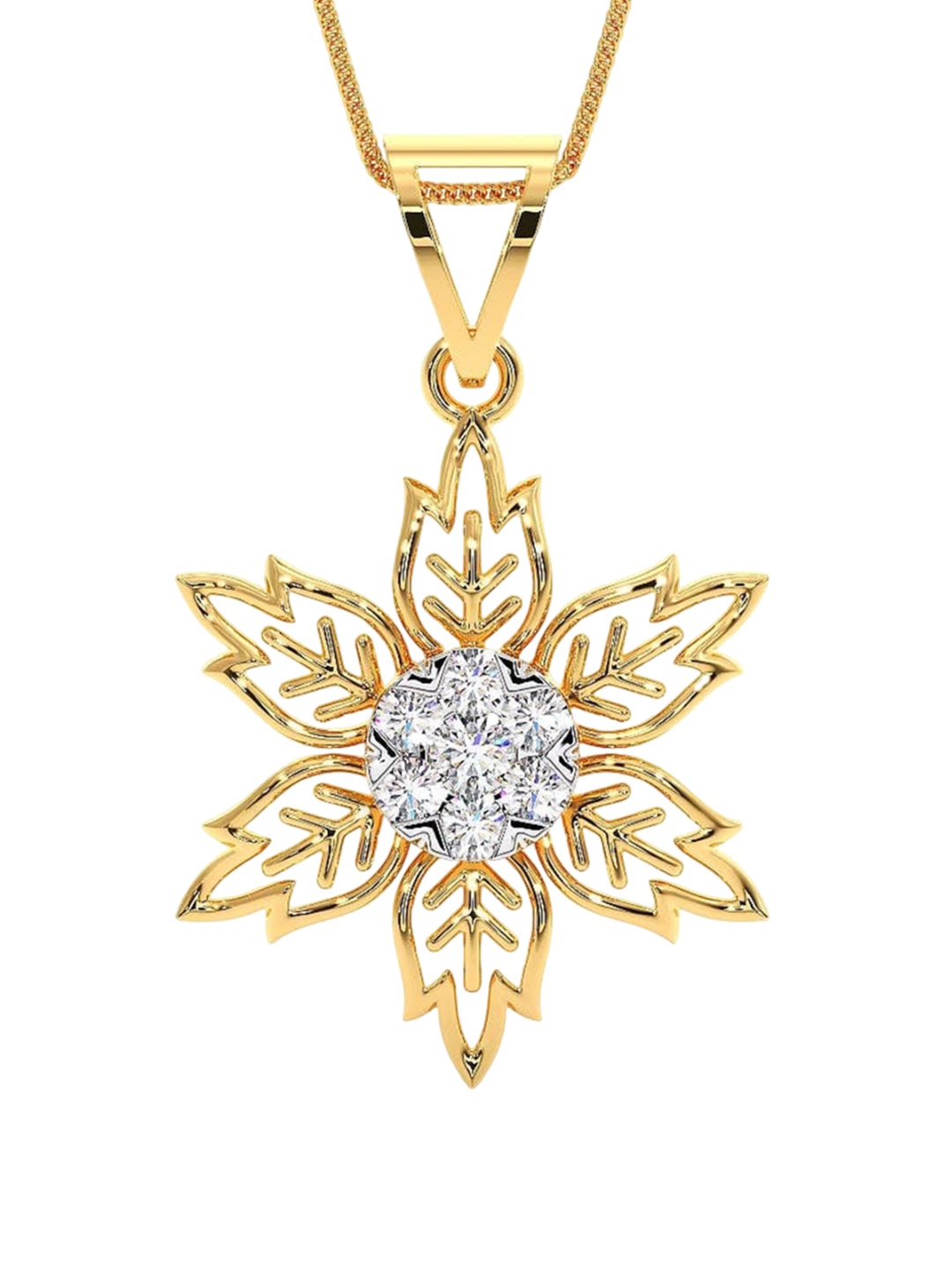 

CANDERE A KALYAN JEWELLERS COMPANY BIS Hallmark 14KT Gold Pendant- 1.45gm