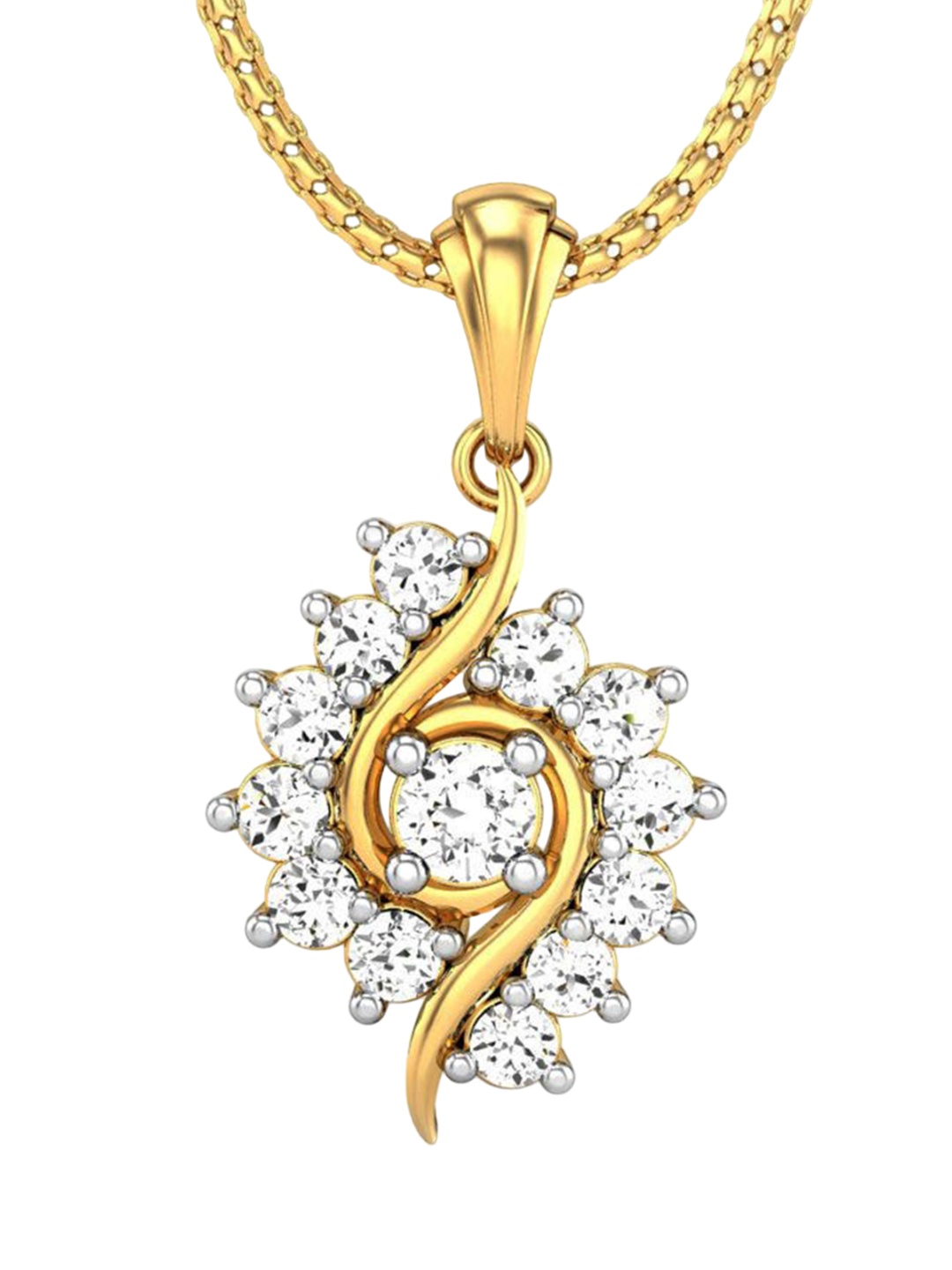 

CANDERE A KALYAN JEWELLERS COMPANY BIS Hallmark 22KT Gold Pendant-1.82gm